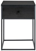 Čierny nočný stolík Vita – House Nordic