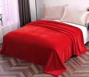 Deka Červená Polyester 150 x 200 cm