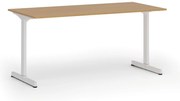 Kancelársky stôl PRIMO BETA, 160x80 cm, biela podnož, buk