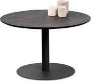 Okrúhly konferenčný stolík Ida, 60 cm, čierny jaseň%