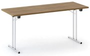 Skladací konferenčný stôl FOLDING, 160x80 cm, orech