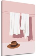 Obraz na plátne Pastelová Bielizeň - Moderný Motív