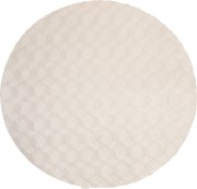 Obsession, Kusový koberec Diamond Cut 800 Cream kruh, 120x120 (priemer) kruh, béžová, obývacia izba