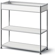 Kovová konzola »CN3 Slim Line« s poličkou, biela