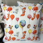 INTERMEDIC SK Posteľná obliečka Zvieratká na balónikoch na vankúšik 40x40cm