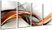 Obraz na stenu 4 dielny ABSTRAKT XOBAB070E41