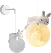 Toolight Toolight, NÁSTENNÁ LAMPA NÁSTENNÉ SVIETIDLO SPIACI ZAJKO G165-1W, OSW-07805