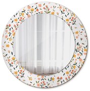 Malé sladké kvety Okrúhle dekoračné zrkadlo