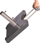 KNIRPS Vozík 50 kg - pojazdný žulový stojan na slnečník s kolieskami