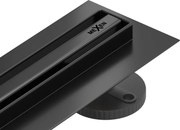 Mexen Flat 360° Slim rotačný lineárny odtok 50 cm, čierny - 1741050