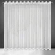 ZÁCLONA NA KRÚŽKOCH KATRIANA 400X250 CM BIELA
