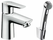 Hansgrohe Talis E umývadlová batéria s bidetovú spŕškou chróm 71 729 000