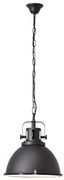 Brilliant - Luster na reťazi JESPER GLAS 1xE27/60W/230V čierny