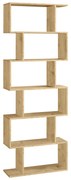 Knižnica TAYLOR ARTISAN 6 políc, 70x190 cm