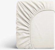 Goldea jersey elastická plachta - smotanová 90 x 200 cm