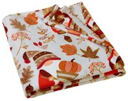 Oranžová/hnedá deka z mikroplyšu 130x170 cm Woodland Gonks – Catherine Lansfield