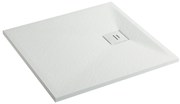 Erga Hyper, SMC sprchová vanička 110x70x2,6 cm + sifón, biela matná, ERG-V06-SMC-7011S-WH