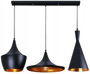 Dekorstudio Retro stropná lampa Costa CP čierny set