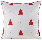 VIANOČNÁ DEKORAČNÁ OBLIEČKA NA VANKÚŠ TREE 45X45 CM VZOROVANÁ
