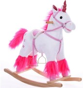 InternetovaZahrada Detský hojdací jednorožec s funkciou zvuku