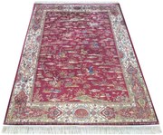 Koberec Exkluzívny Qum Silk 10 červený