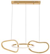 LED luster na lanku ANNELI LED/30W/230V 80 cm zlatý