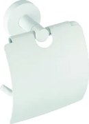 Bemeta Design WHITE: Držiak toaletného papiera, s krytom - 104112014