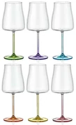 Crystalex pohár Rainbow fresh 600 ml 6 ks