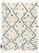 Dywany Łuszczów, Kusový koberec Berber Tetuan B751 cream, 80x150, biela, obývacia izba