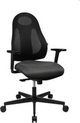 XXXLutz OTOČNÁ STOLIČKA, sieťovina, antracitová, čierna Dieter Knoll - Online Only kancelárie - 001319006804