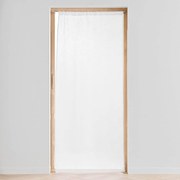 Biely záves do dverí 90x200 cm Haltona – douceur d'intérieur