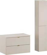 Kúpeľňová zostava Dalia Cashmere so skrinkami 80 cm kašmírová