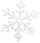 Snehová vločka z čipky na zavesenie 11 cm 44580