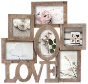 Nástenný fotorámik Love 40,5x42,5 cm