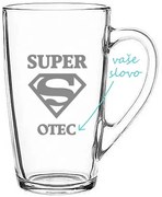 Pieskovaný hrnček Super otec