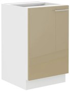 Kuchynská skrinka Lara 50zl 1f Bb Mdf Cappucino lesk
