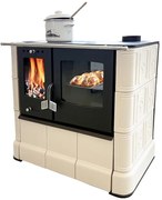 Sporák oceľová kachľová Steyr Sparherd Sand