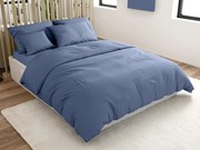 Bavlnené obliečky LUX modré hotelová kapsa Rozmer obliečky: 70 x 90 cm | 140 x 200 cm