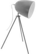 Eglo 33094 - Stolová lampa DUNDEE 1xE27/60W/230V sivá