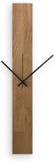 Drevené dubové nástenné hodiny moderný dizajn I SENTOP MAS019-AMBER