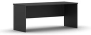 Kancelársky písací stôl INTEGRO, 175x70 cm, grafit
