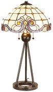 Stolná lampa Tiffany ELECTRA Ø40*75
