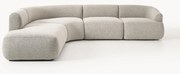 Modulárna buklé rohová pohovka Sofia (4-miestna)