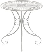 Kovový stôl GS13437402 - Biela antik