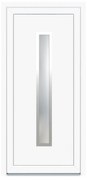 Solid Elements Vchodové dvere Hanna In, 90 L, 1 000 × 2 100 mm, plast, ľavé, biele