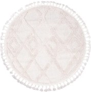 Koberec BERBER 6843 slonia kosť kruh