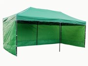 Ekspand Nožnicový stan ŠTANDARD 3x6 m ZELENÝ