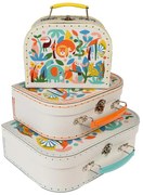Detské kufríky v súprave 3 ks Wild Wonders – Rex London
