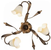 ONLI - Stropné svietidlo LUCREZIA 3xE14/6W/230V bronzová