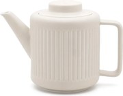 Biela porcelánová kanvica na čaj so sitkom 1,2 l Skagen – Bredemeijer